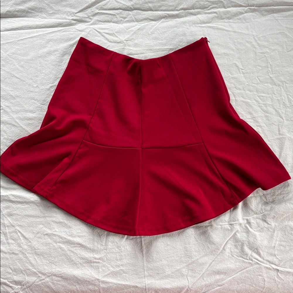 Ambiance Red Women's Skirt